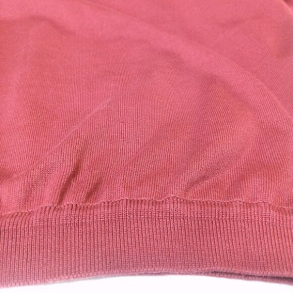 ST. CROIX SHOP Red Fine Knit Sweater Lightweight Made in The USA Breathable XL - Picture 6 of 10
